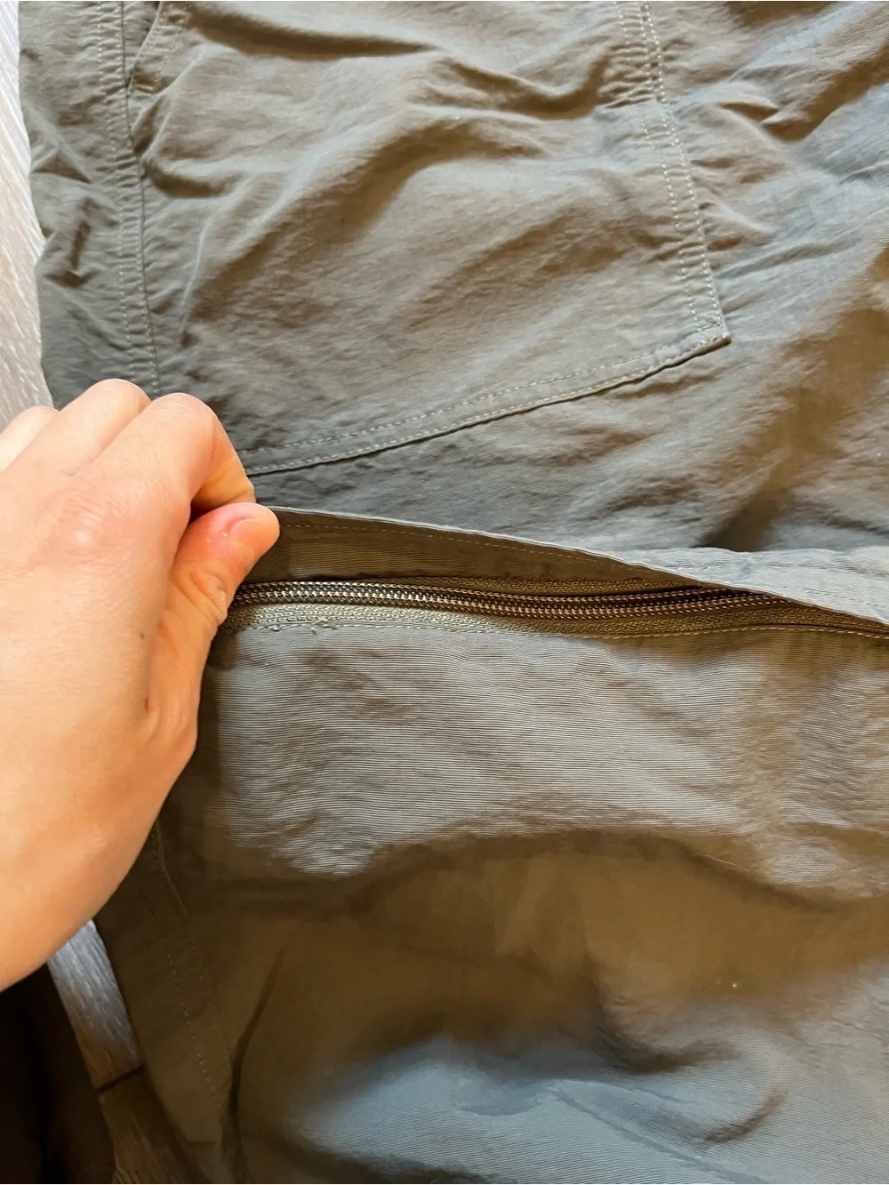 Vintage The North Face Convertible Cargo Pants zip off Men’s XL Y2K Olive Green